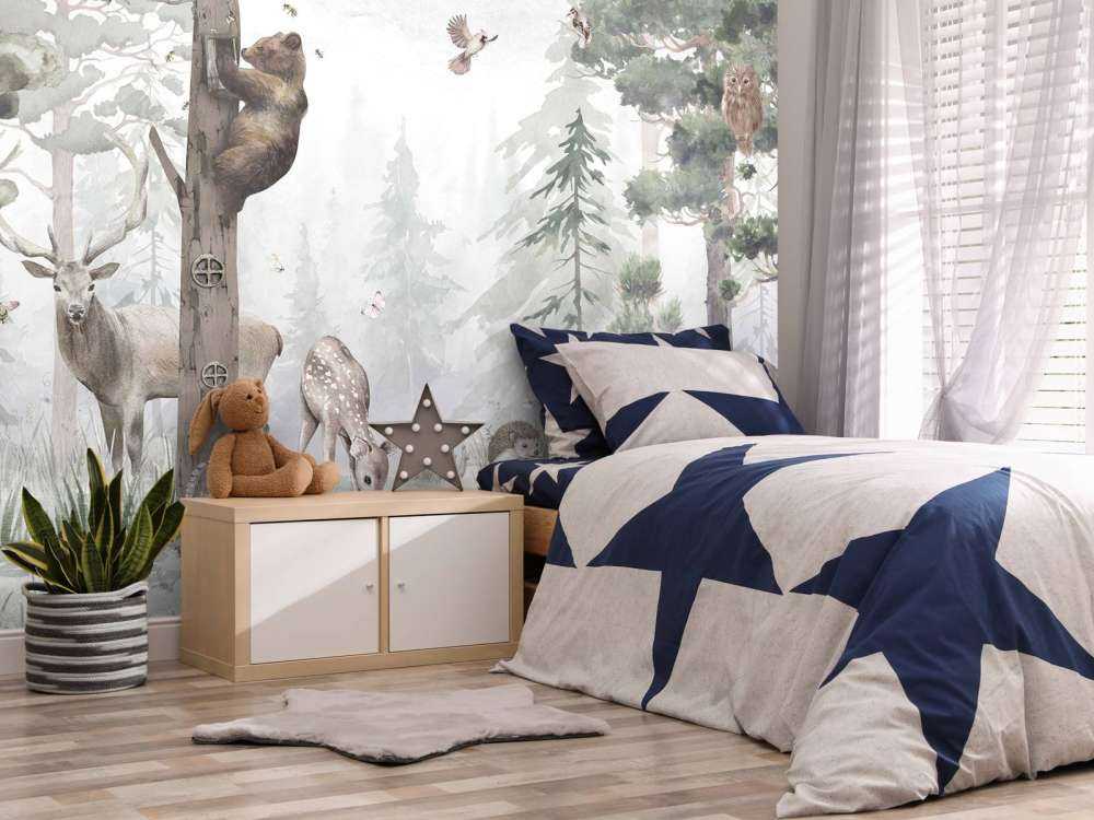 Fauna selvatica nel mezzo della foresta