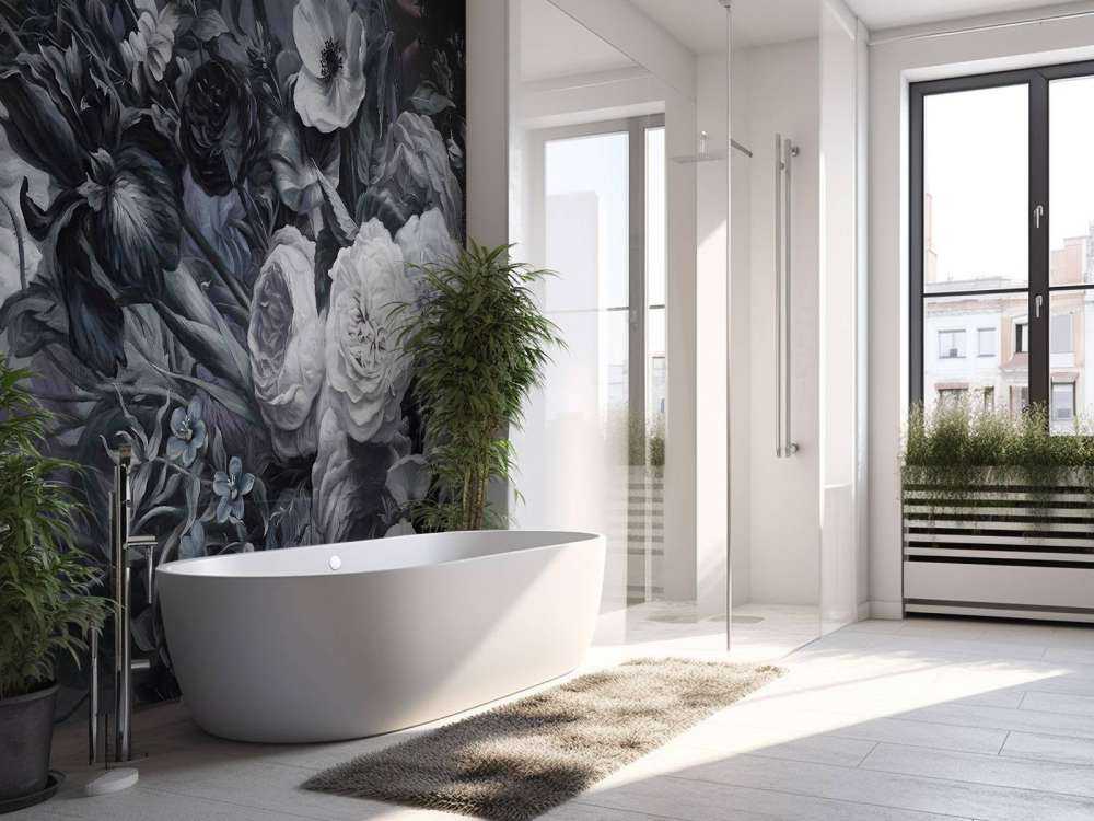 Grande bouquet grigio