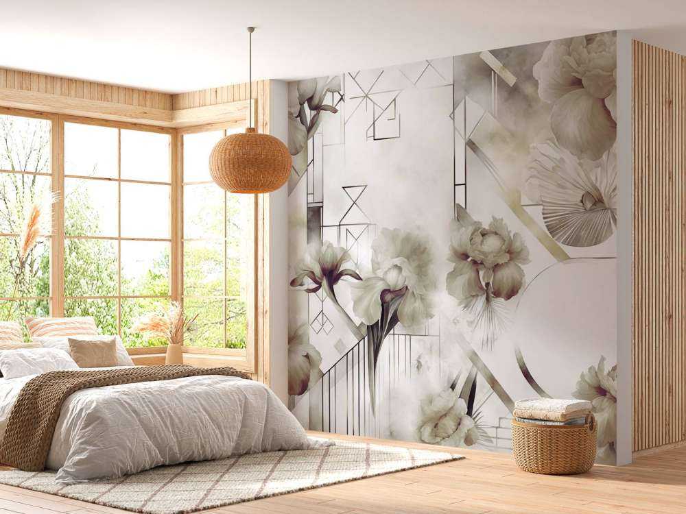 Acquerello Geometria Verde