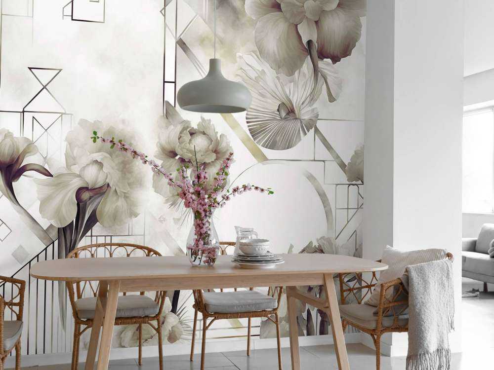 Acquerello Geometria Verde