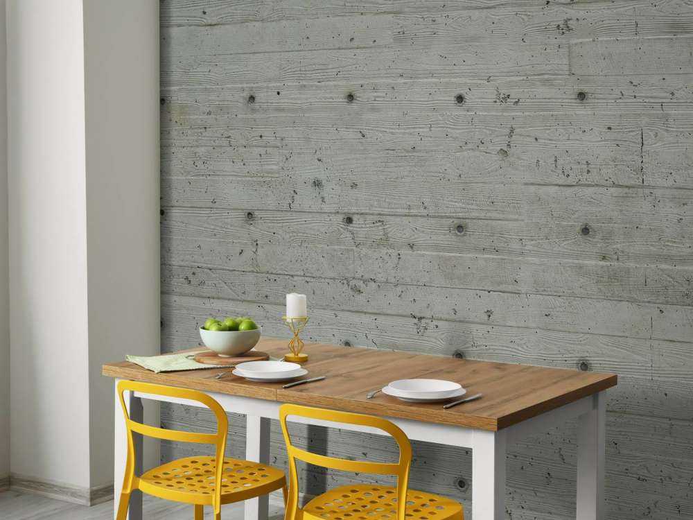 Calcestruzzo con effetto legno