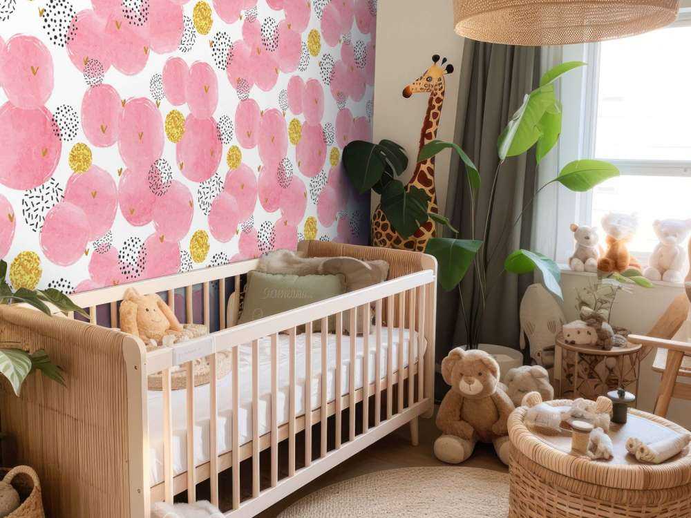 Cerchi rosa e dorati