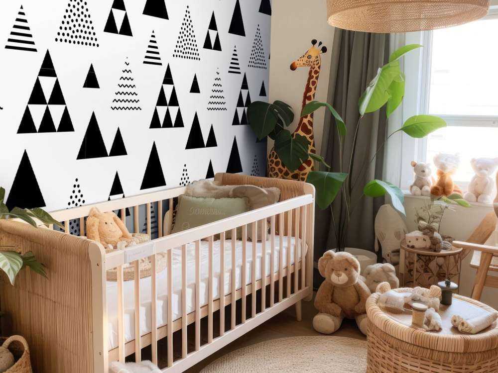 Triangoli in bianco e nero