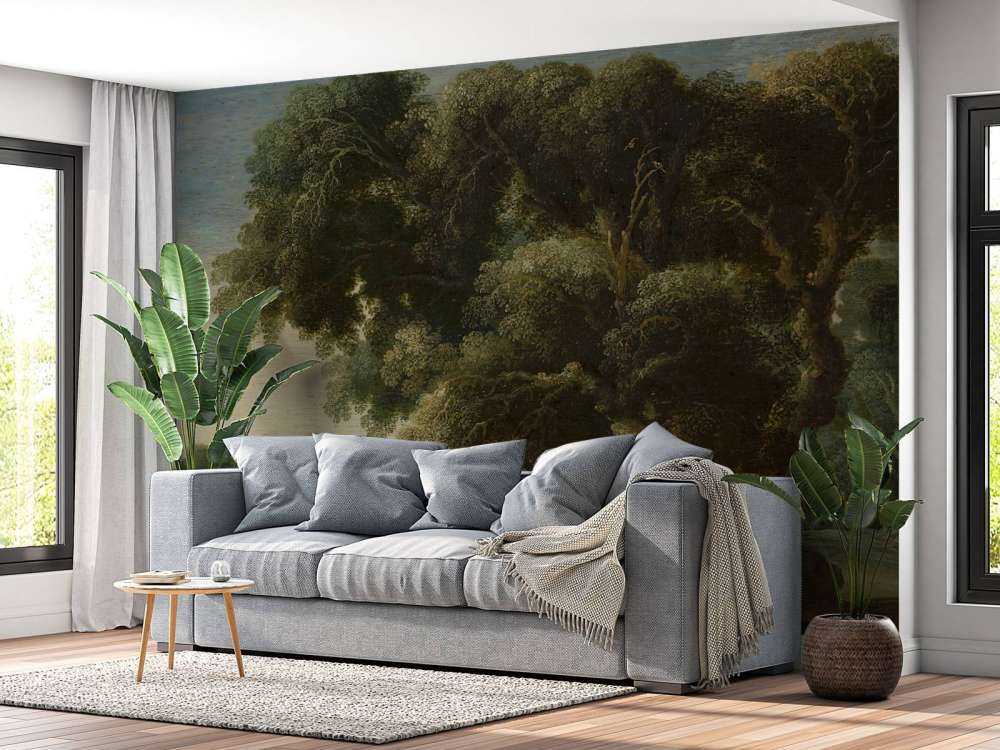 Paesaggio forestale immaginato