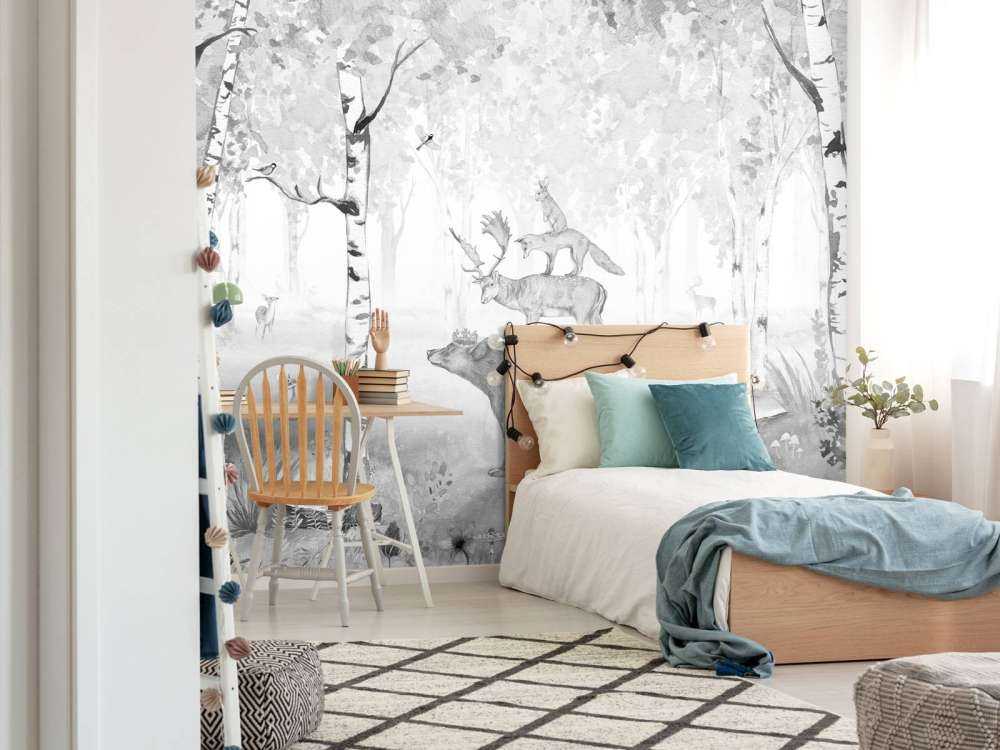 Bear King - Black and white