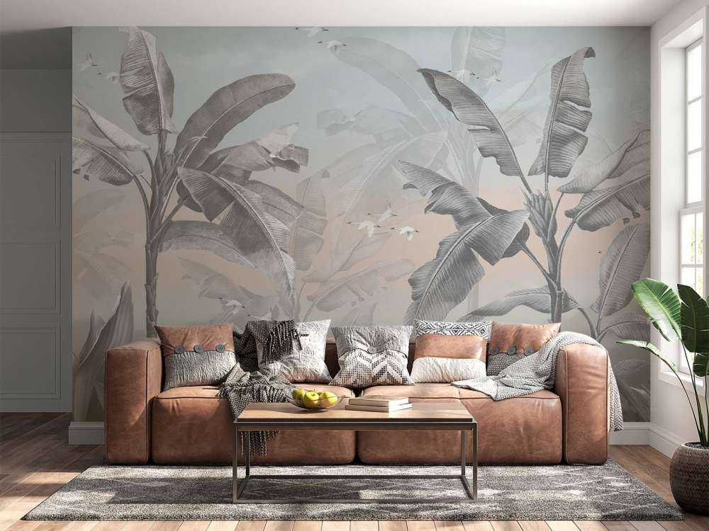 Alberi di banane tropicali