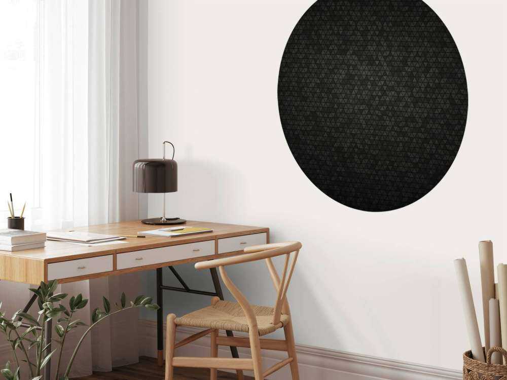 Piastrelle triangolari nere