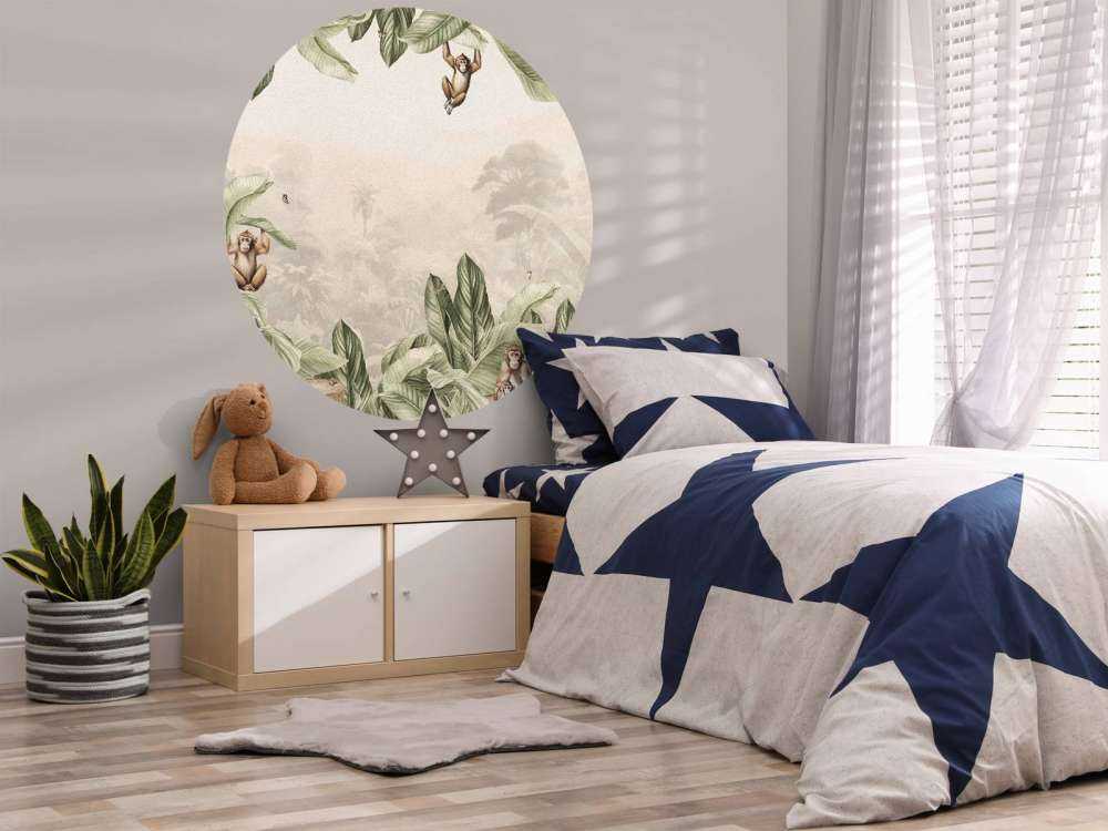 Paesaggio con scimmia