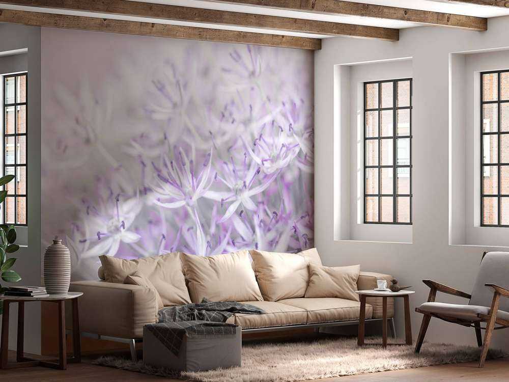 Primo piano di fiori di Allium