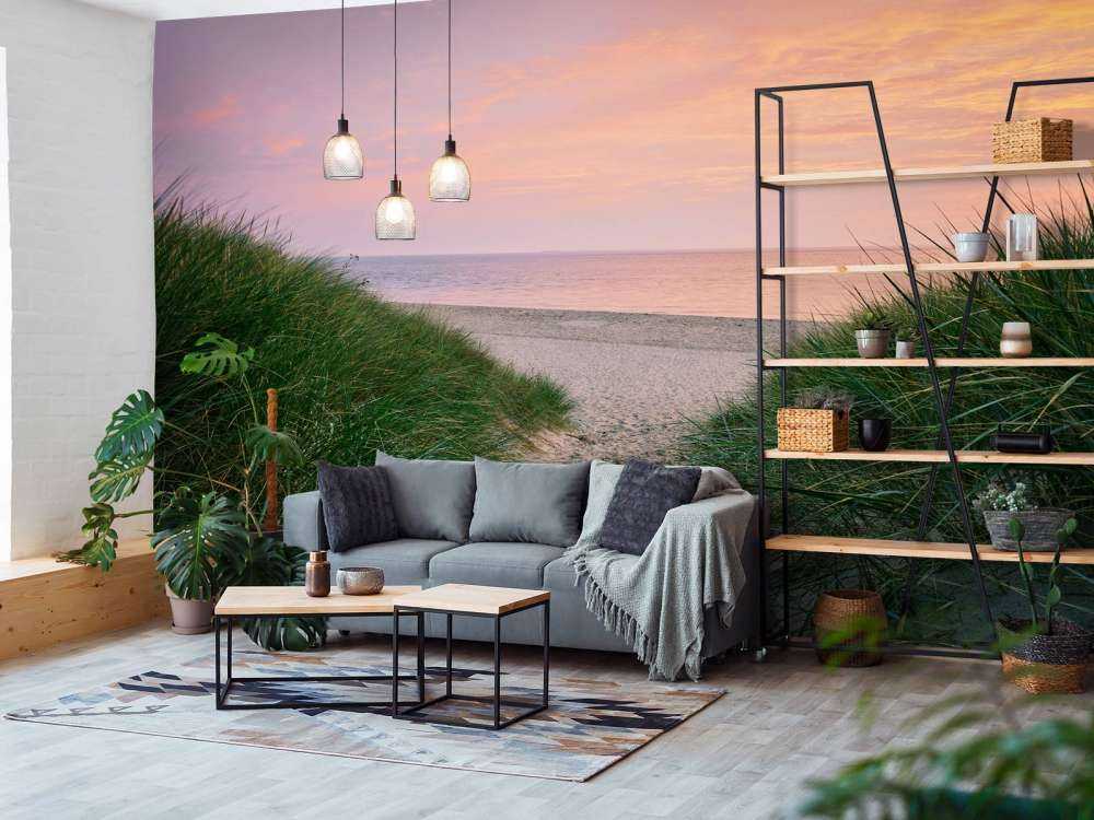 Passaggio della duna con l'alba