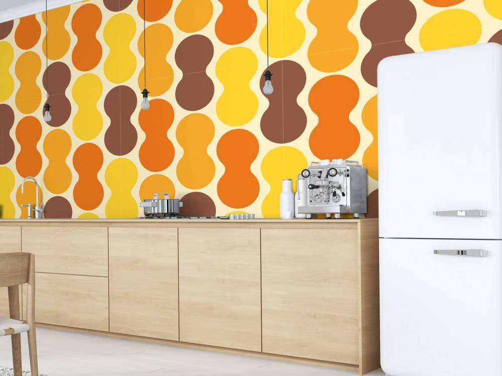 Motivo floreale retrò