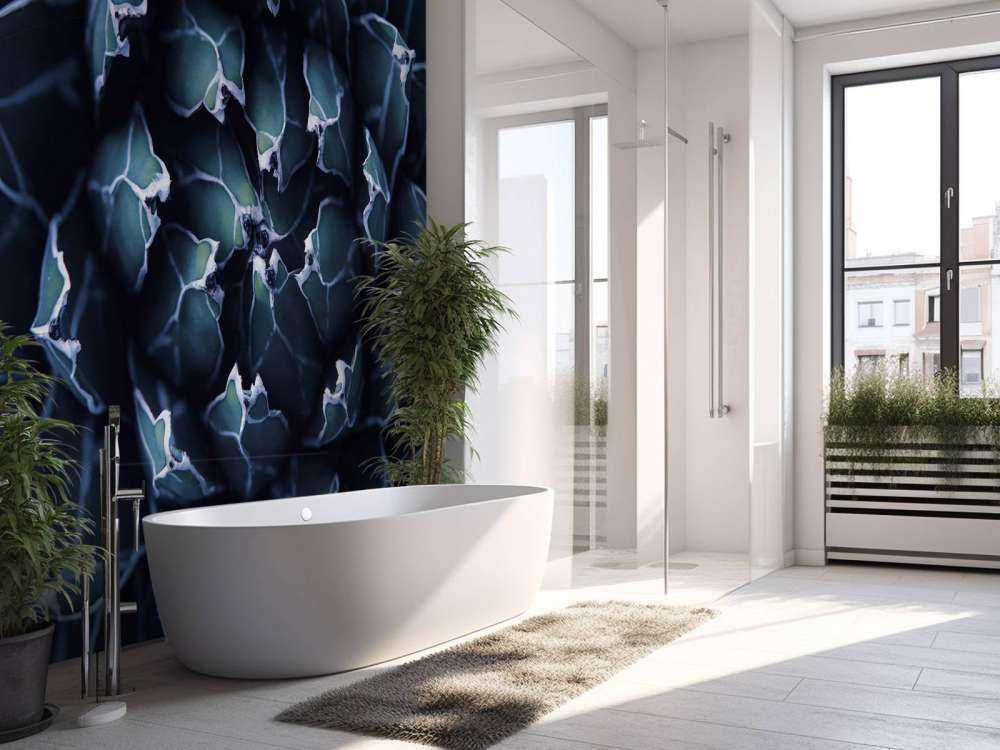 Succulenta blu scuro