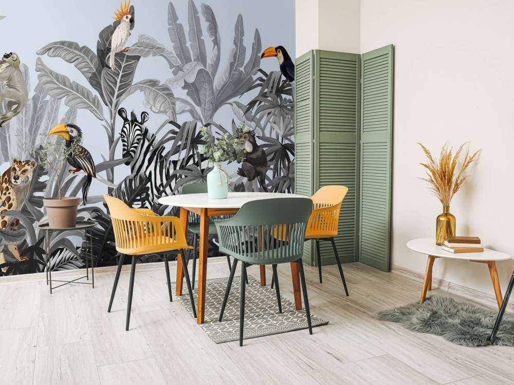 Giungla piena di animali