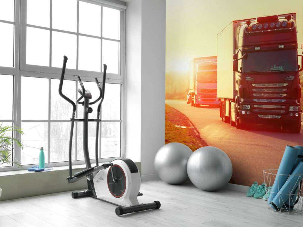 Camion su un'autostrada