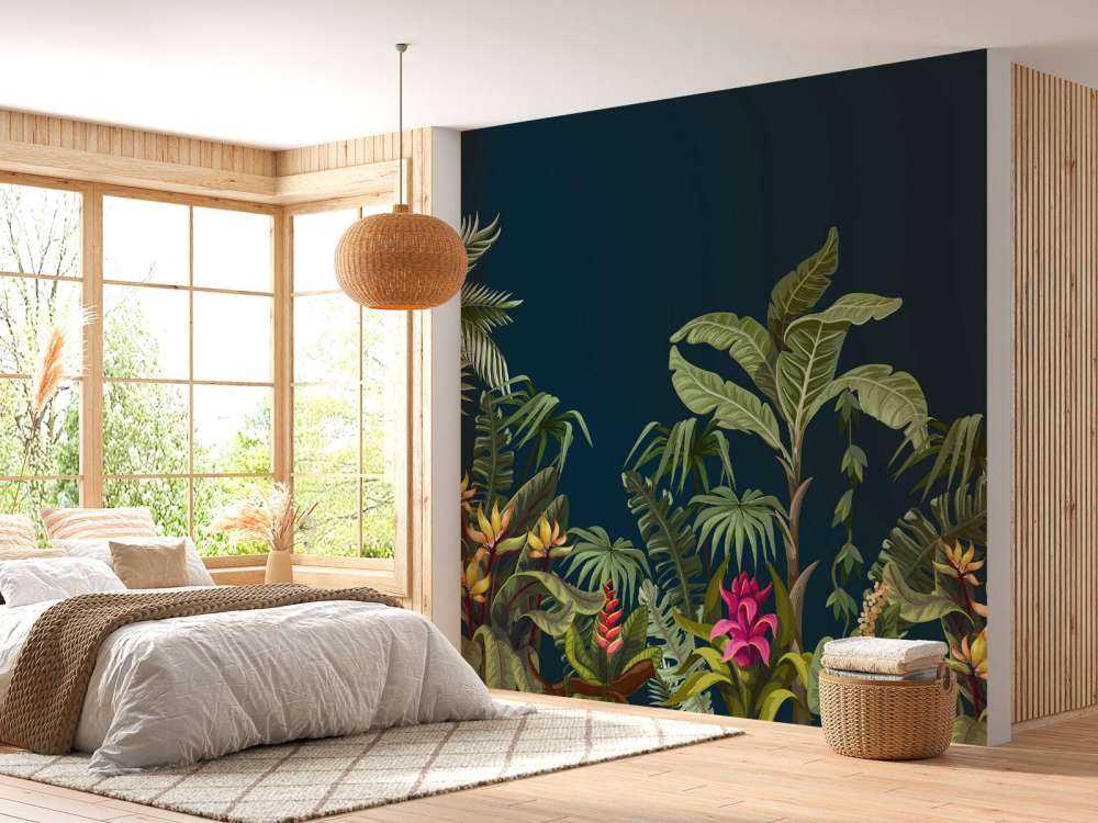 Fiori e alberi della giungla