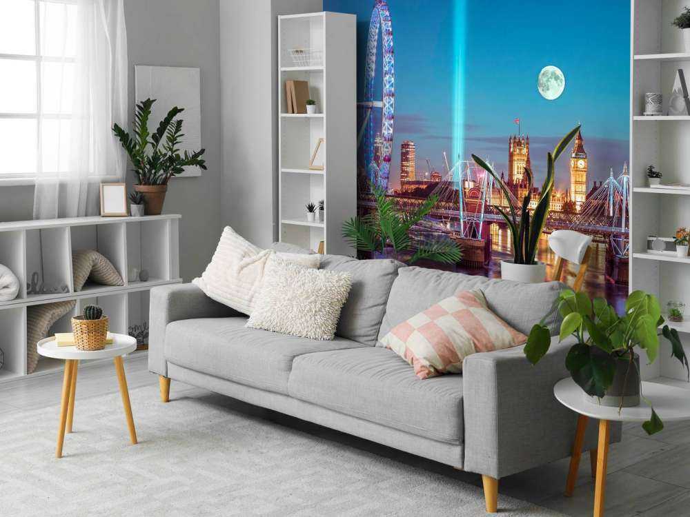 Westminster con la luna piena