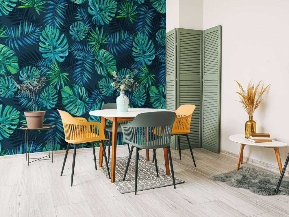 Piante tropicali ad acquerello