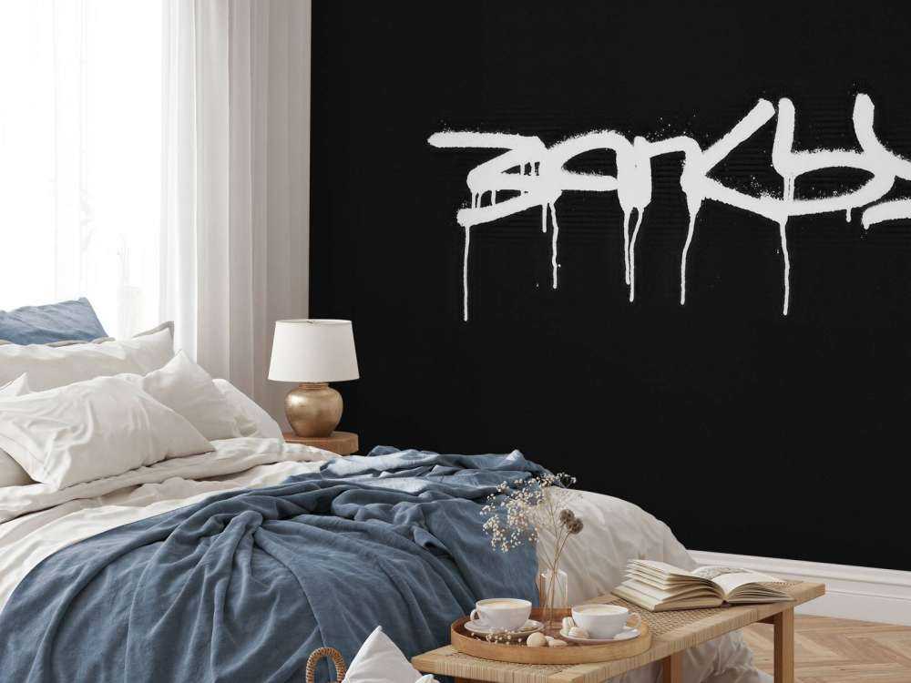 Banksy - Tag, black