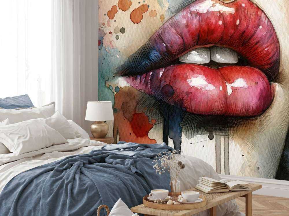 Labbra di Donna ad Acquerello #1