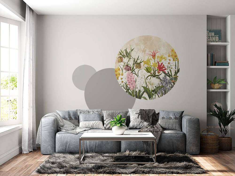 Fiori di Primavera - Beige Miele Caldo