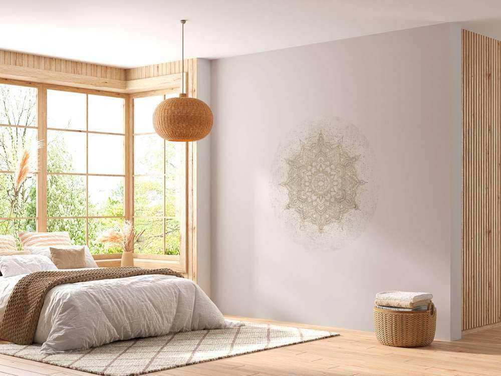 Mandala Golden Sparkling - beige
