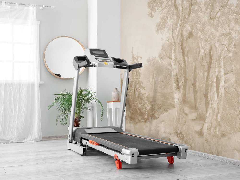 Panorama di paesaggio forestale beige