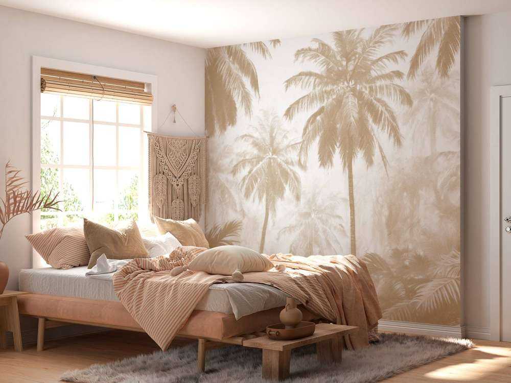 Foresta di Palme Nebbiosa, taupe