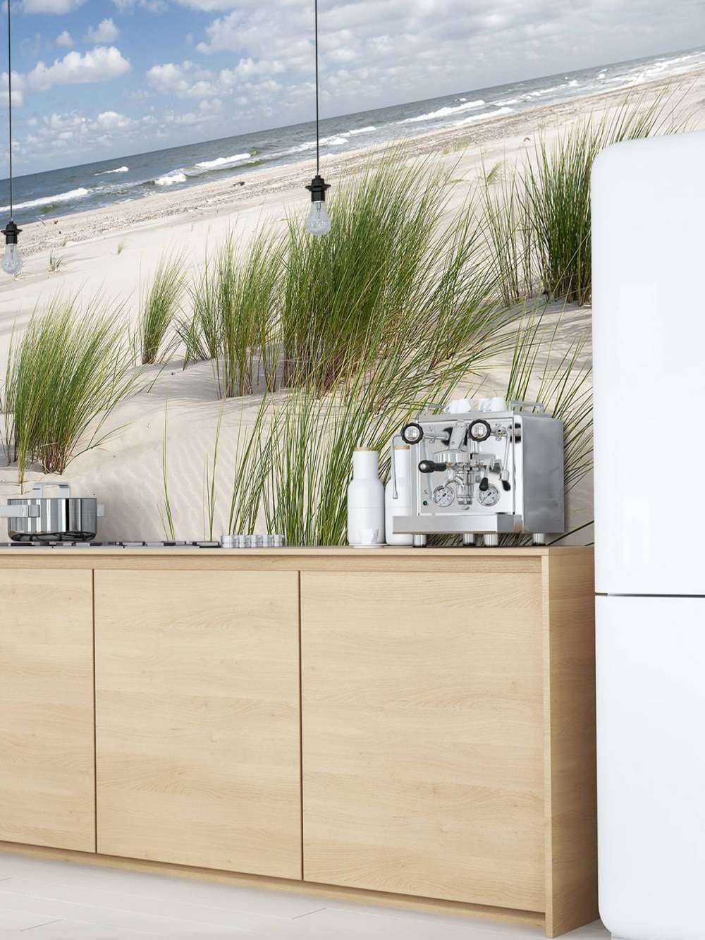 Spiaggia con piante di duna