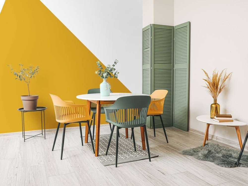 Triangolo, giallo ocra