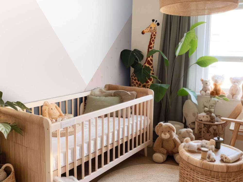 Triangoli rosa con palme