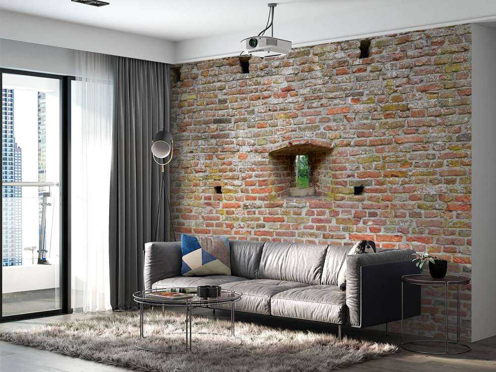 Muro della città con vista attraverso