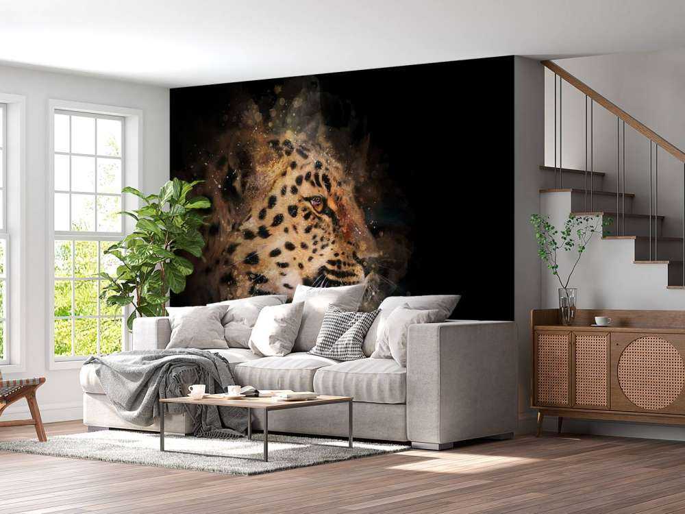Leopardo dipinto