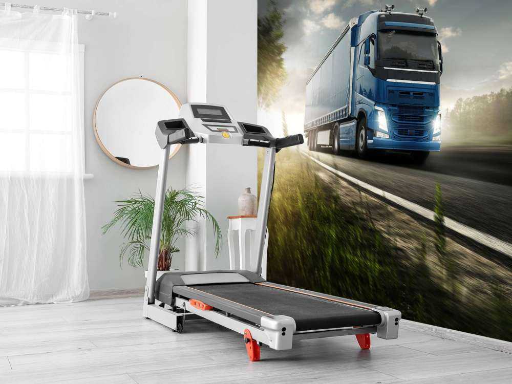 Carrello con carta da parati fotografica