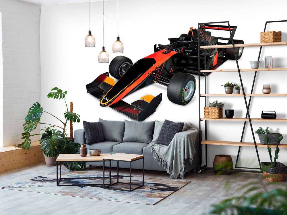 Formula 3 - Left front view, 3d