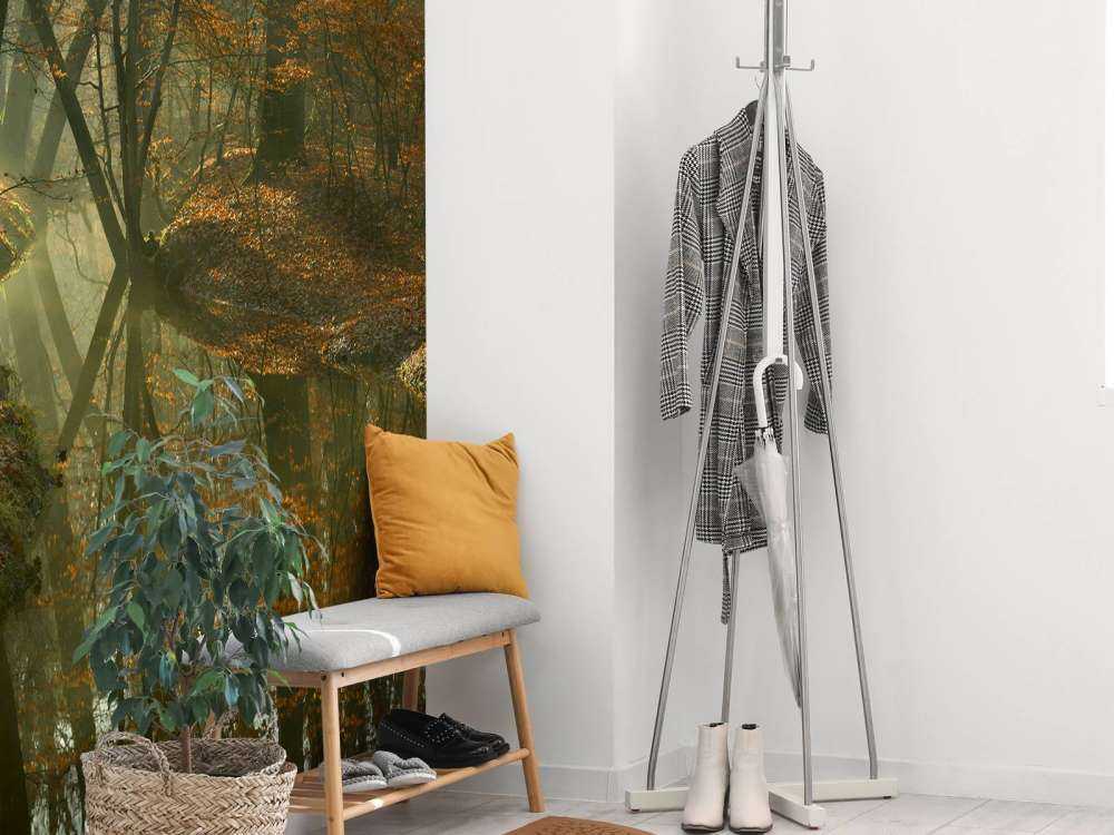 Fiume attraverso la foresta