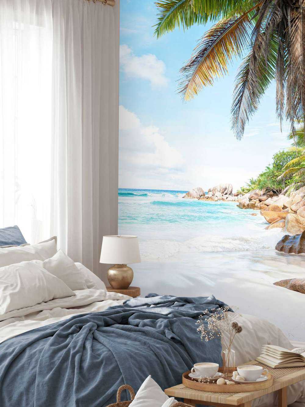 Bella spiaggia di sabbia tropicale