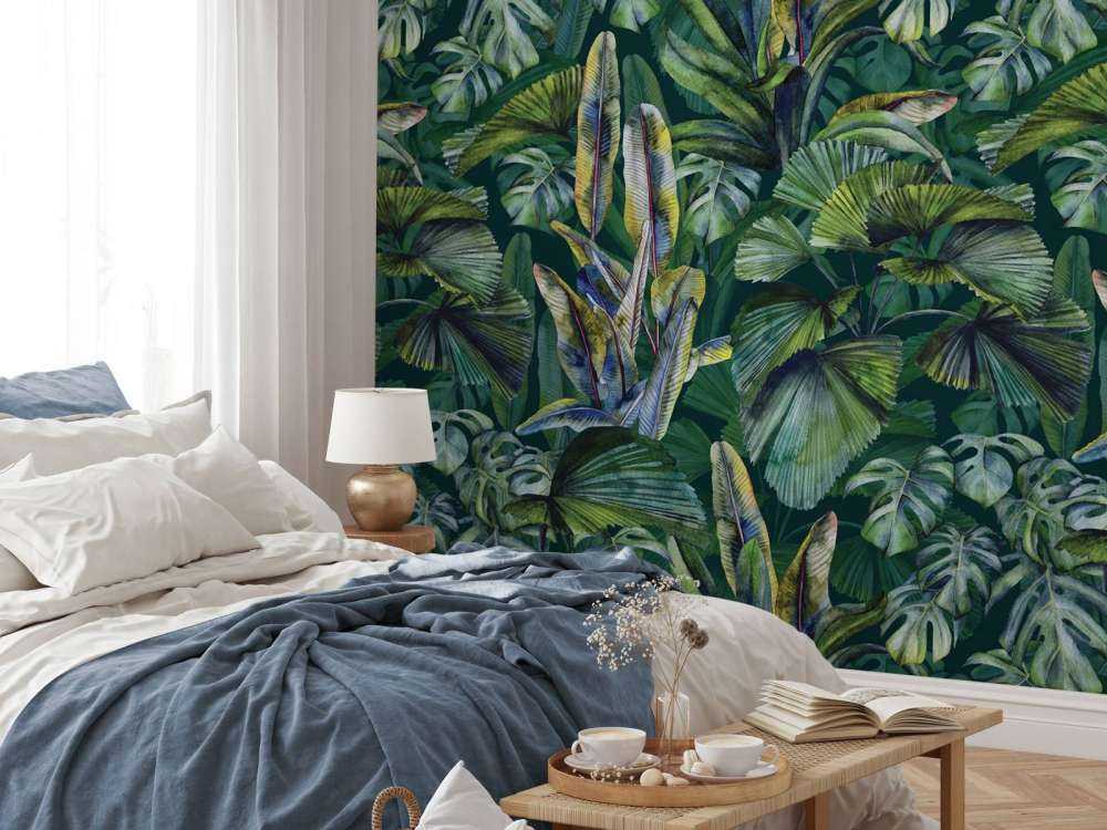 Foglie disegnate a mano