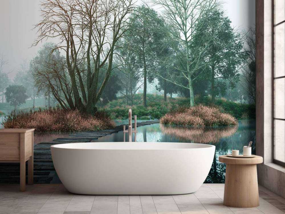 Paesaggio vintage autunnale