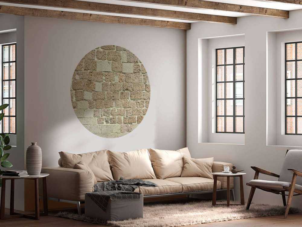 Muro con grandi mattoni