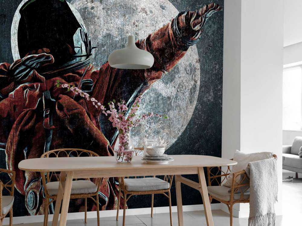 Astronauta che fa il dab