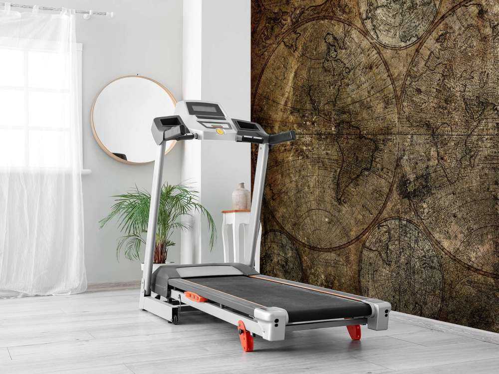 Vecchia mappa del mondo bruciata