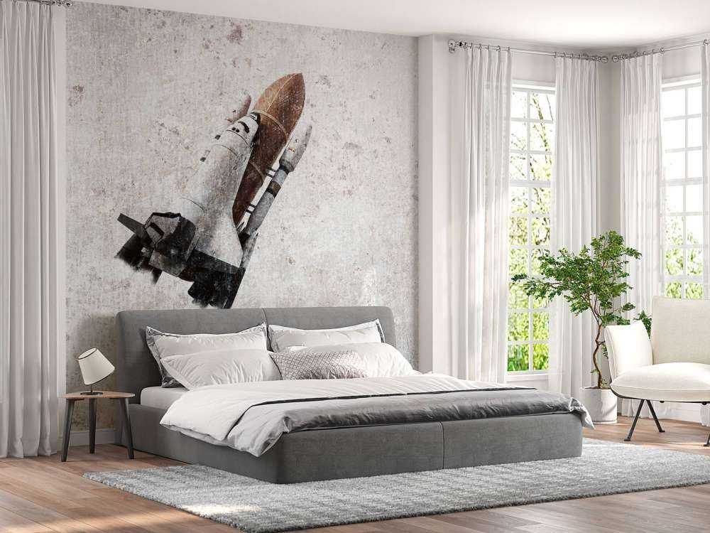 Spaceshuttle su cemento