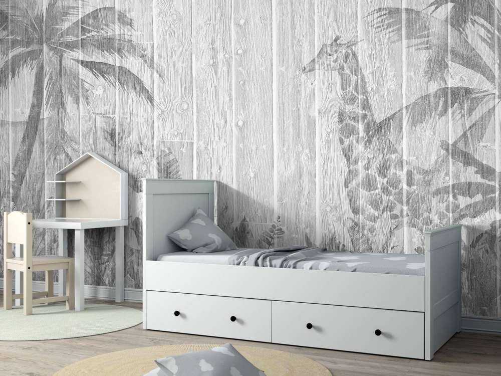 Animali della giungla su legno