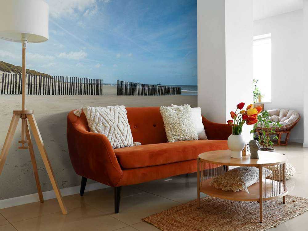 Frangiflutti sulla spiaggia