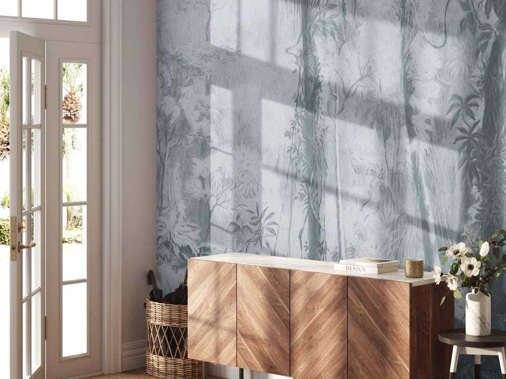 Foresta tropicale - blu