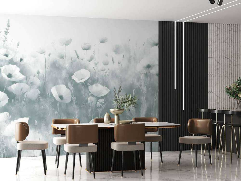 Danza di fiori selvatici - verde scuro