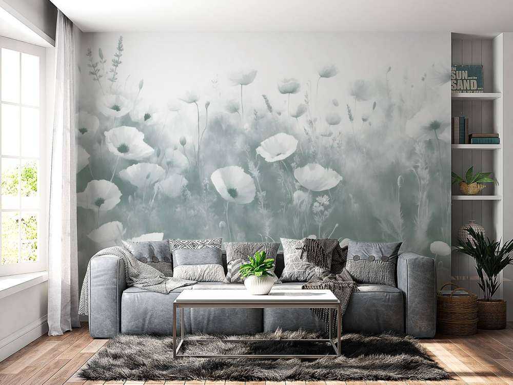 Danza di fiori selvatici - verde scuro