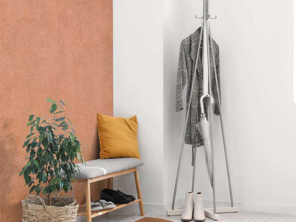 Struttura in calcestruzzo con colori in terracotta