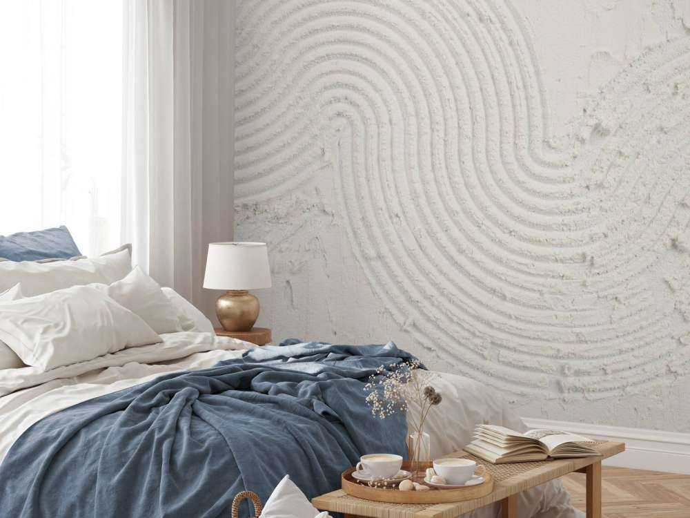 Texture art in bianco sporco