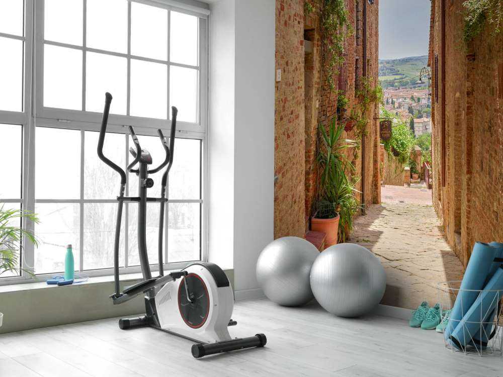 Ampia vista sulla strada